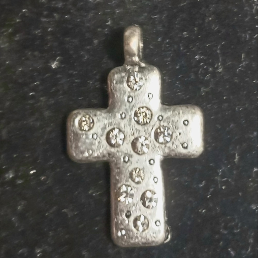 Lizzy James Divine Croas silver Pendant